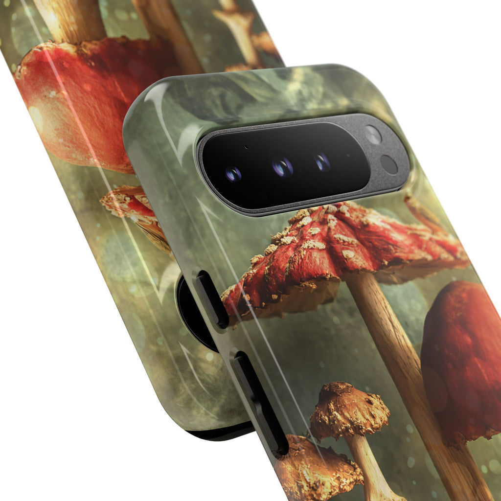 Toad and Stools Case, Crystal Phone case, Toad Stools Case - Tough Case for Toad Lovers, Gift for Her, Mushroom Decor, Toad Vibes