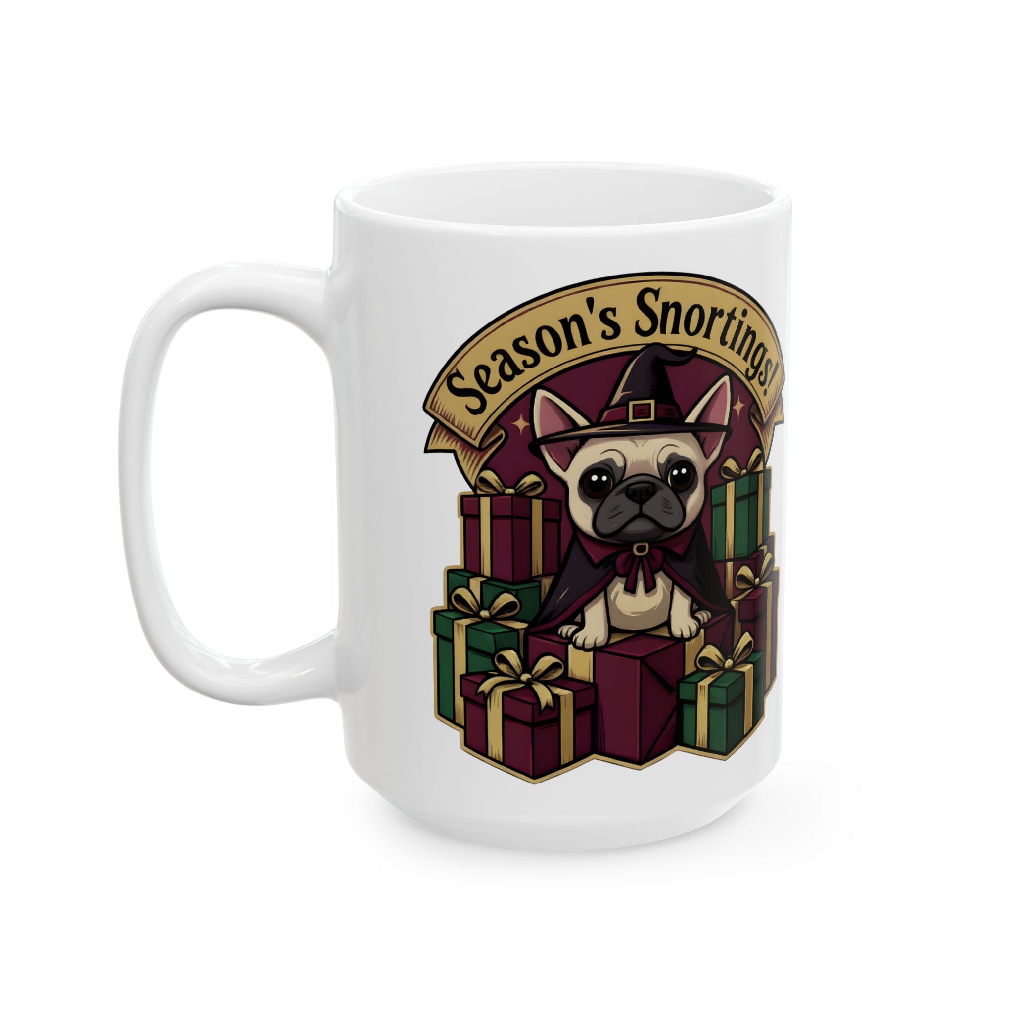 Gothmas Frenchie French Bulldog Mug | Frenchie Christmas Coffee Cup