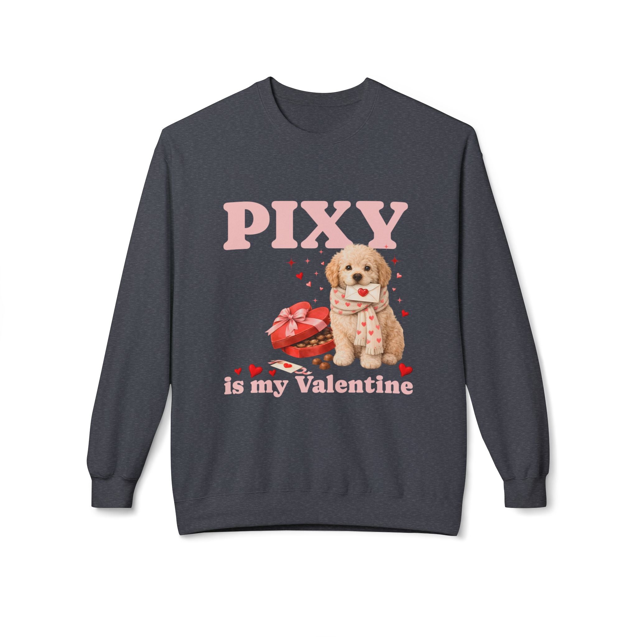 Matching Dog and Owner Valentine Shirts | Custom Labradoodle Sweatshirt Set | Personalized Dog Mom Valentine Outfit