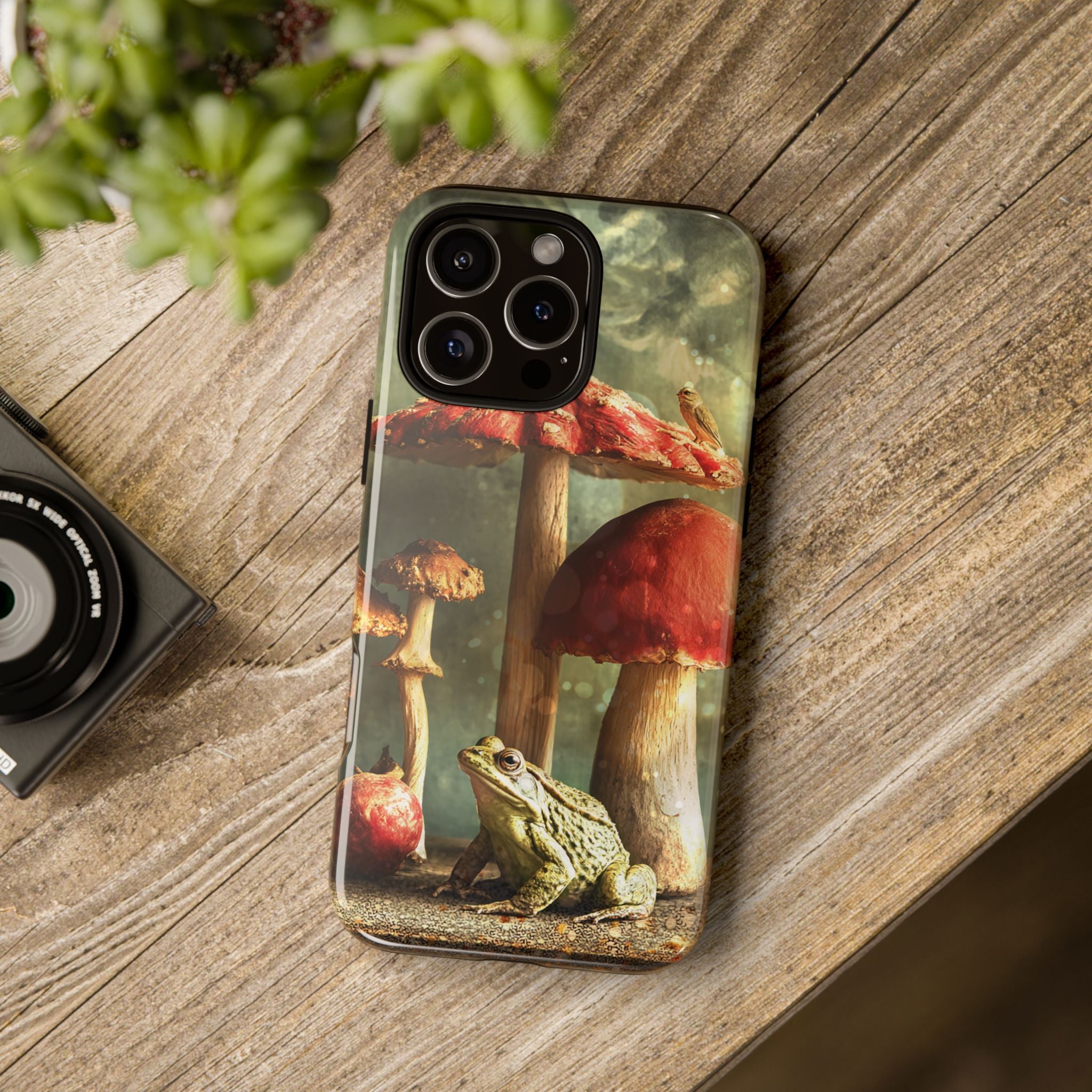 Toad and Stools Case, Crystal Phone case, Toad Stools Case - Tough Case for Toad Lovers, Gift for Her, Mushroom Decor, Toad Vibes