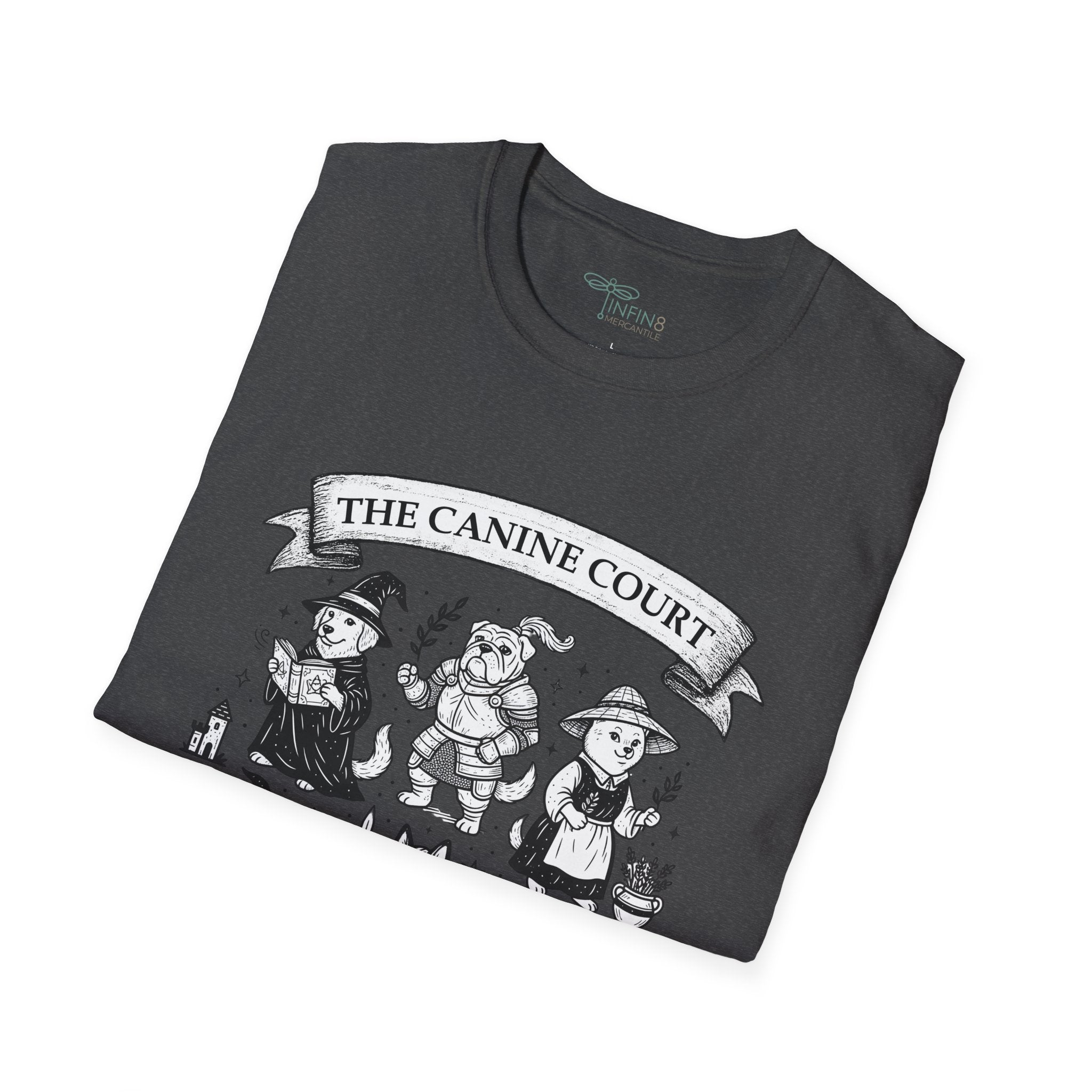 The Canine Court Medieval Dog Shirt | Castlecore Fantasy Dog Lover Gift
