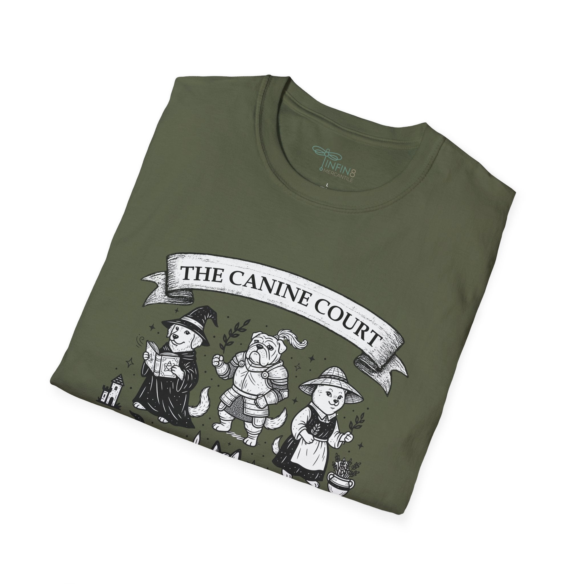 The Canine Court Medieval Dog Shirt | Castlecore Fantasy Dog Lover Gift