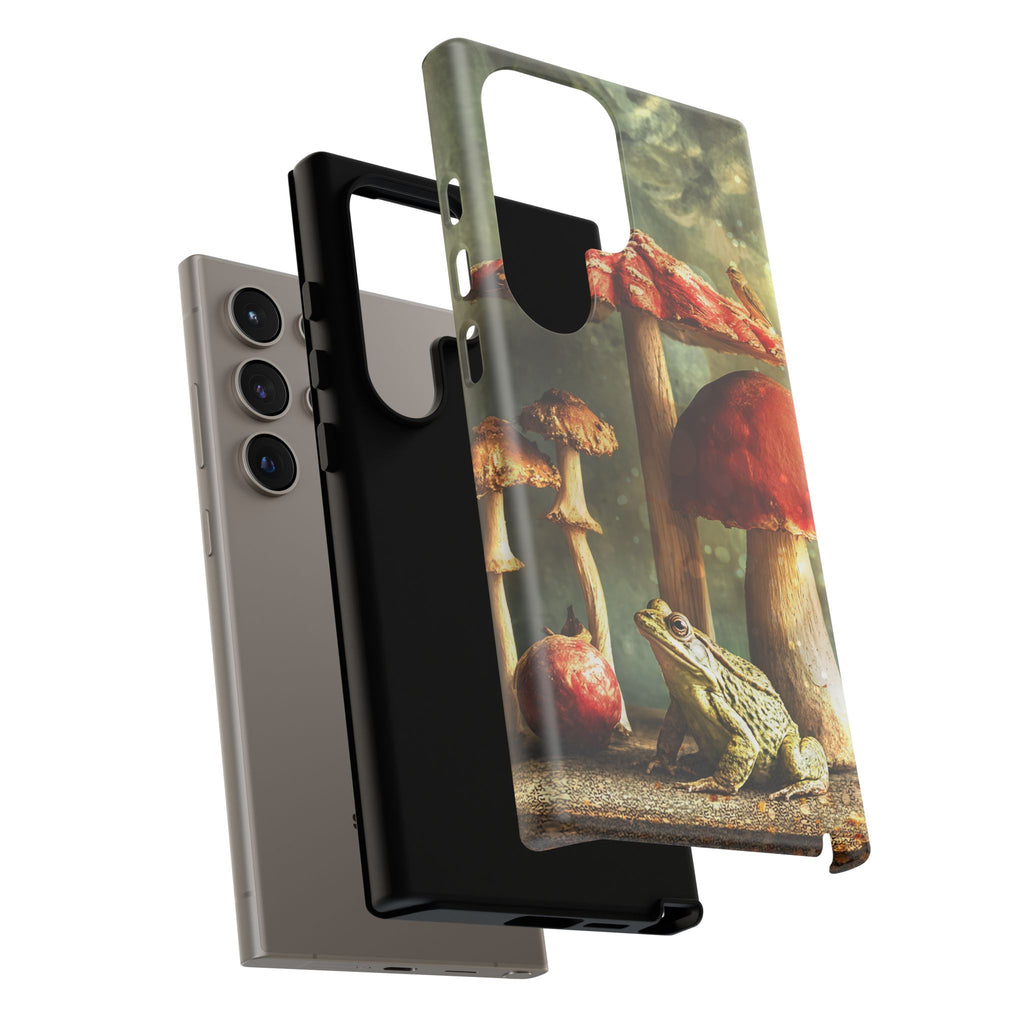 Toad and Stools Case, Crystal Phone case, Toad Stools Case - Tough Case for Toad Lovers, Gift for Her, Mushroom Decor, Toad Vibes