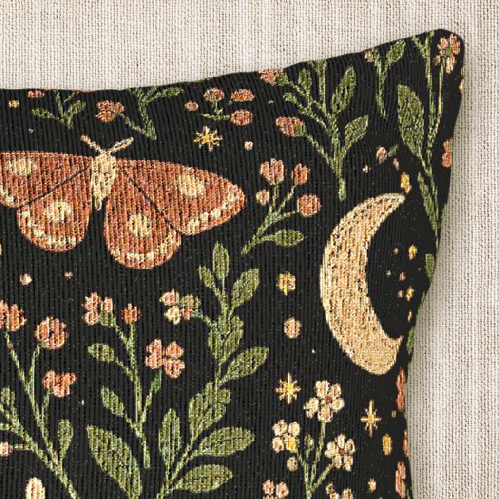 Pretty In Pink | Floral Woven Pillow Printify