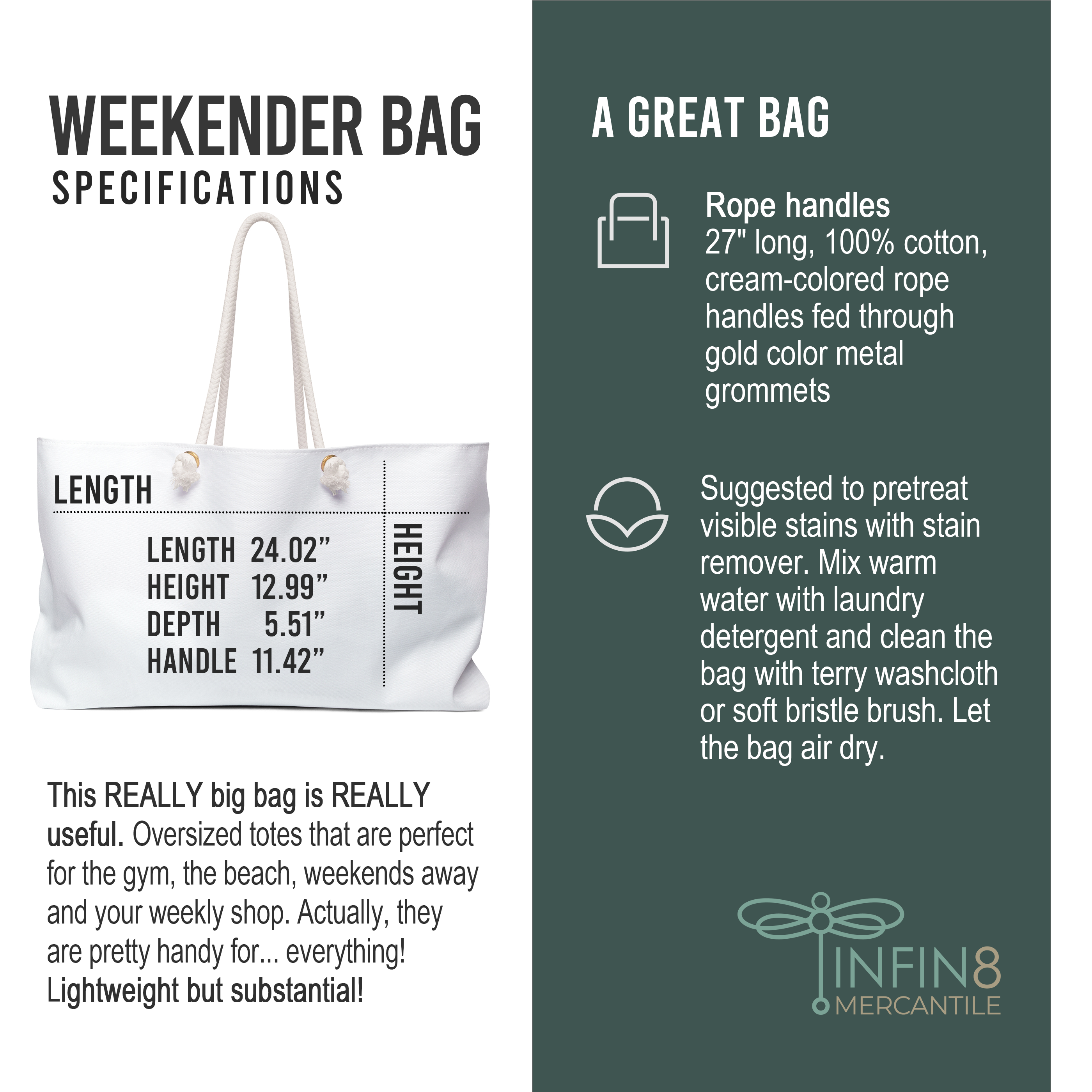 Pretty In Pink Weekender Tote Bag Oversized