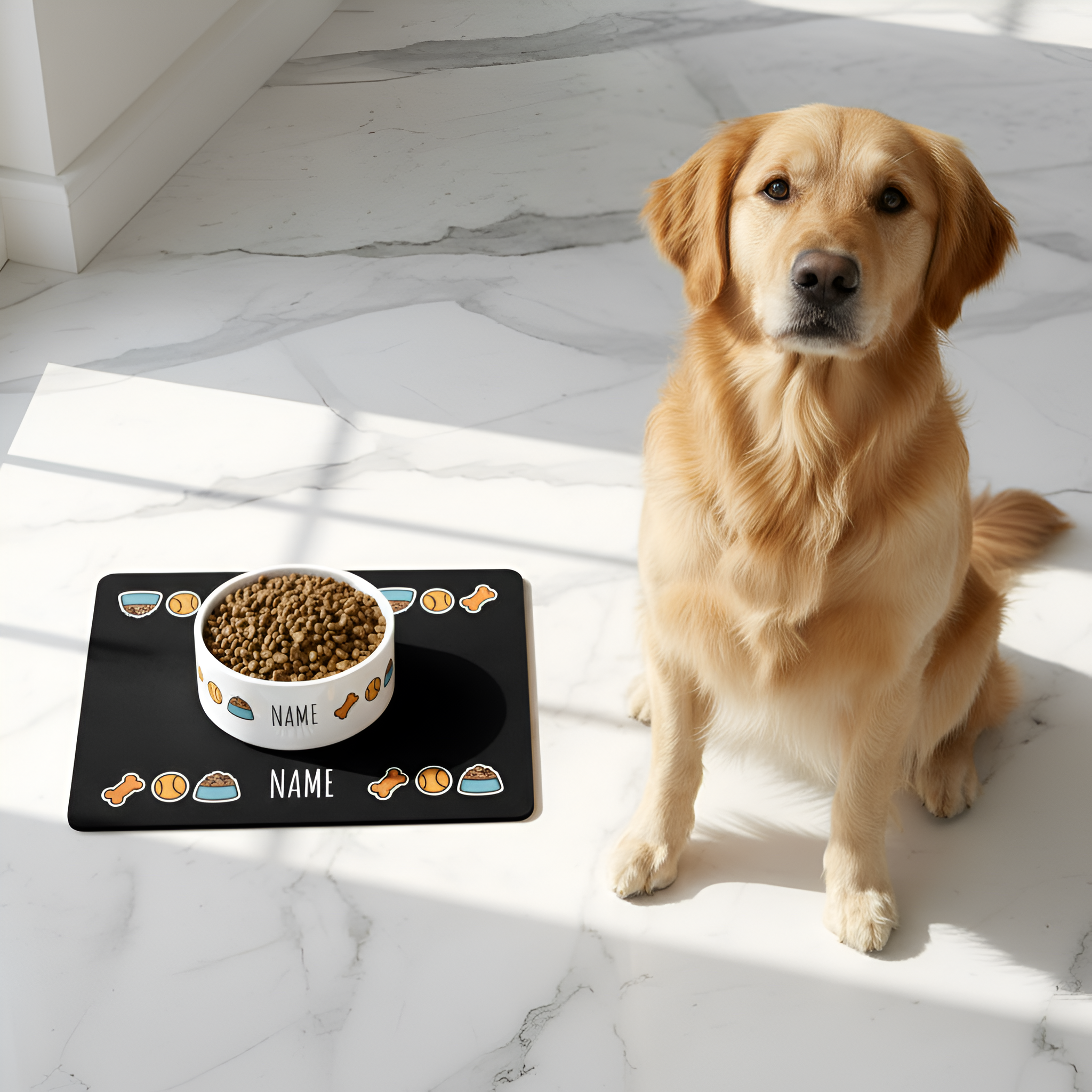 Dog Personalized Mat | Custom Doggy Placemat