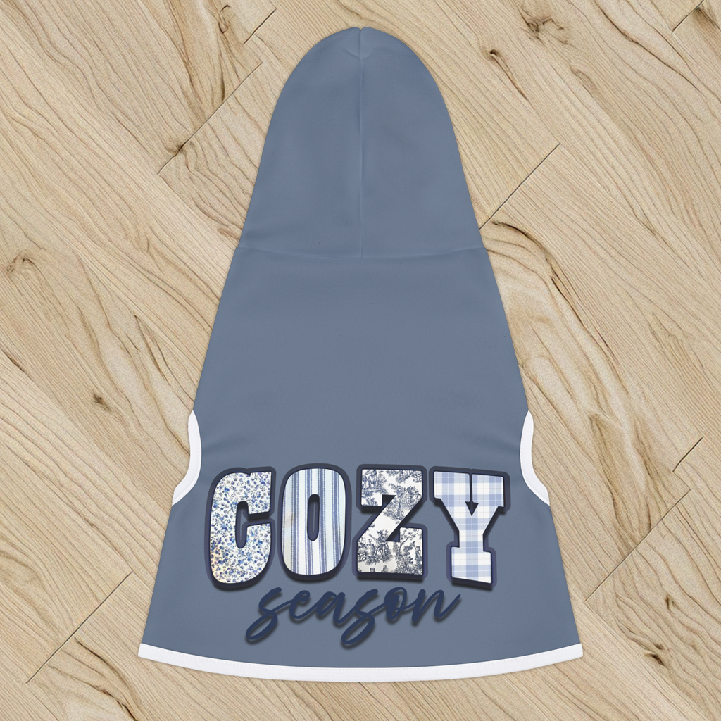Cozy Season Dog & Cat Hoodie | Soft Blue Cat Hoodie