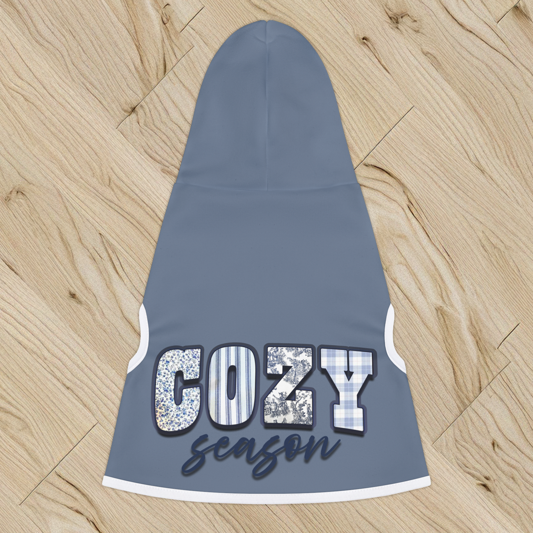 Cozy Season Dog & Cat Hoodie | Soft Blue Cat Hoodie