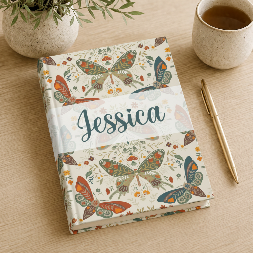 Moth Botanica | Wildflower Garden Journal Printify