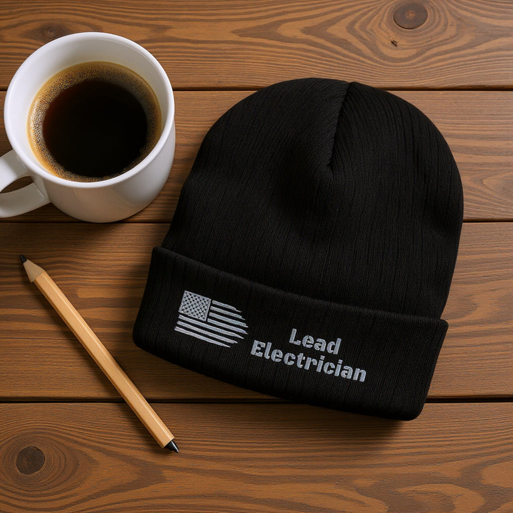 Personalized Beanie Hat | Custom Embroidered Flag Knit Cap, Gift for Him/Her, Unique Winter Accessory