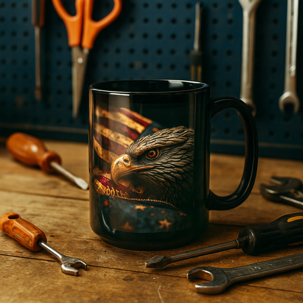 250th Anniversary 1776 | USA Patriotic Eagle Flag Mug