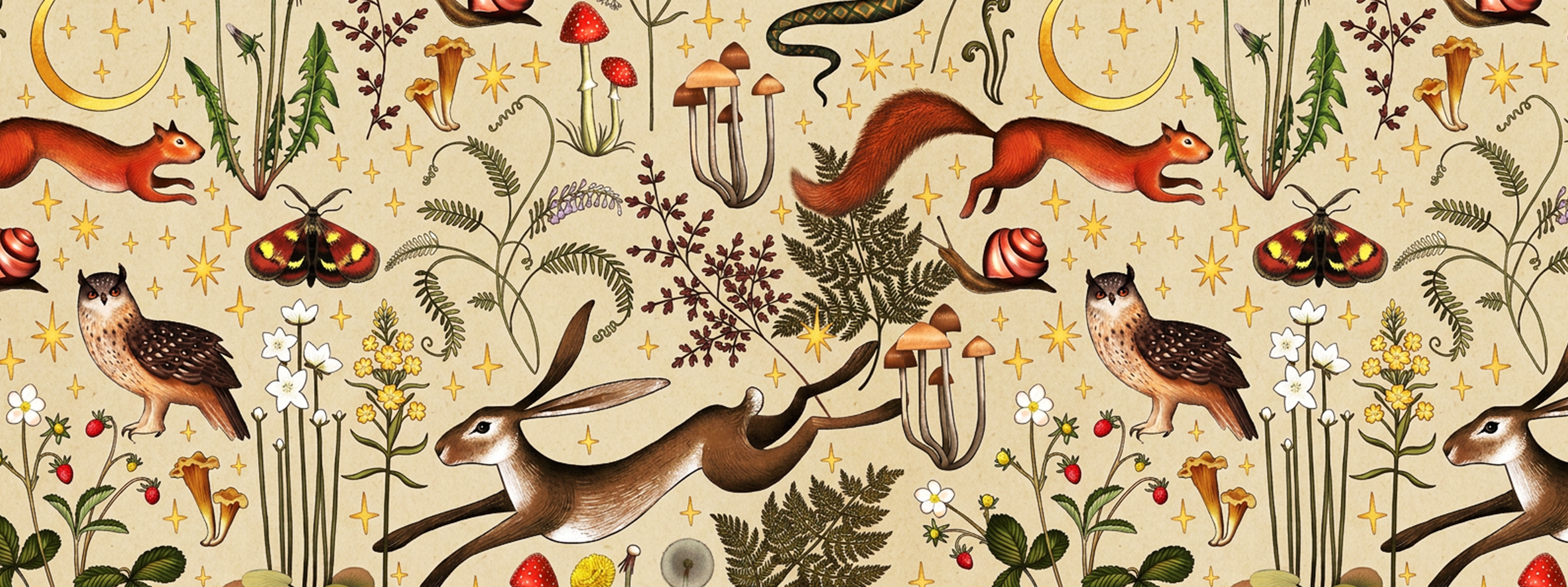Woodland Meadow Light collection — soft, nature-inspired woven pillows and blankets