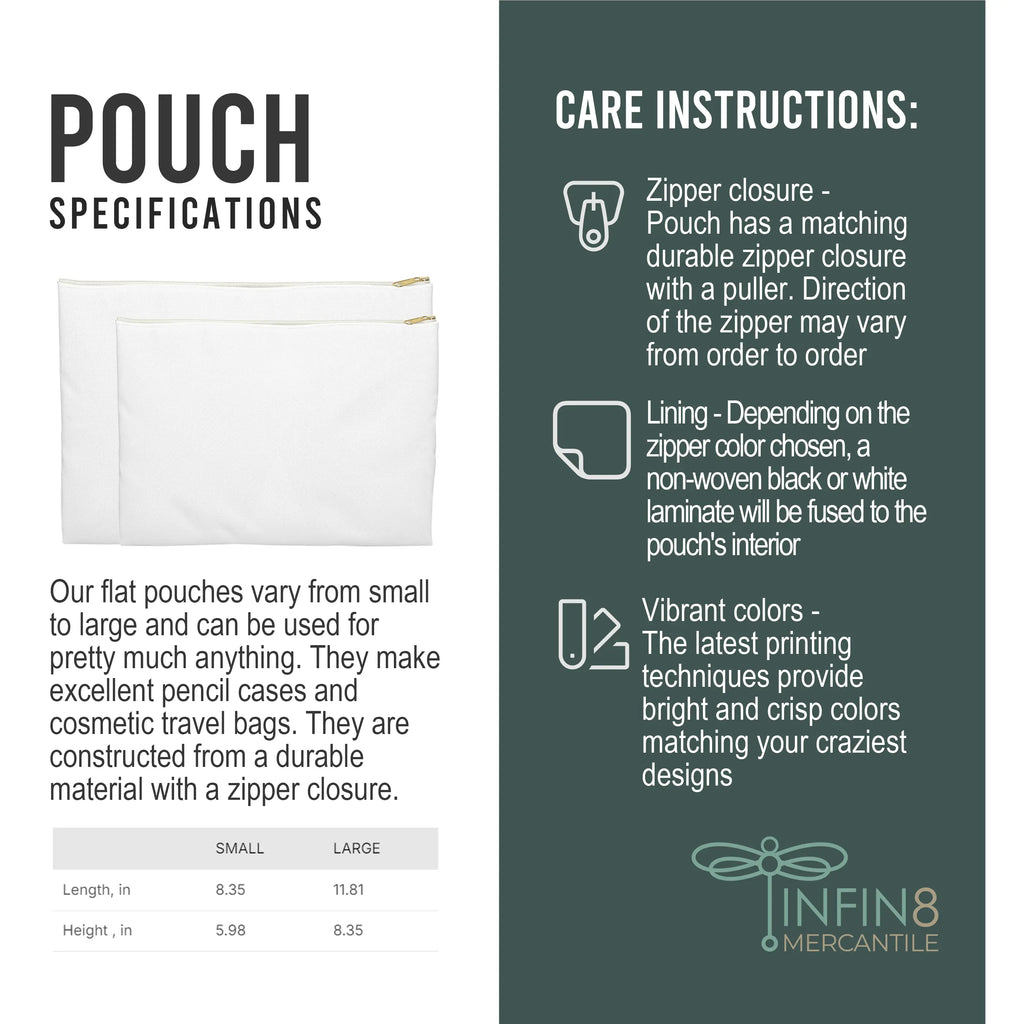 Thistle & Wing | Blush Garden Accessory Pouch Printify