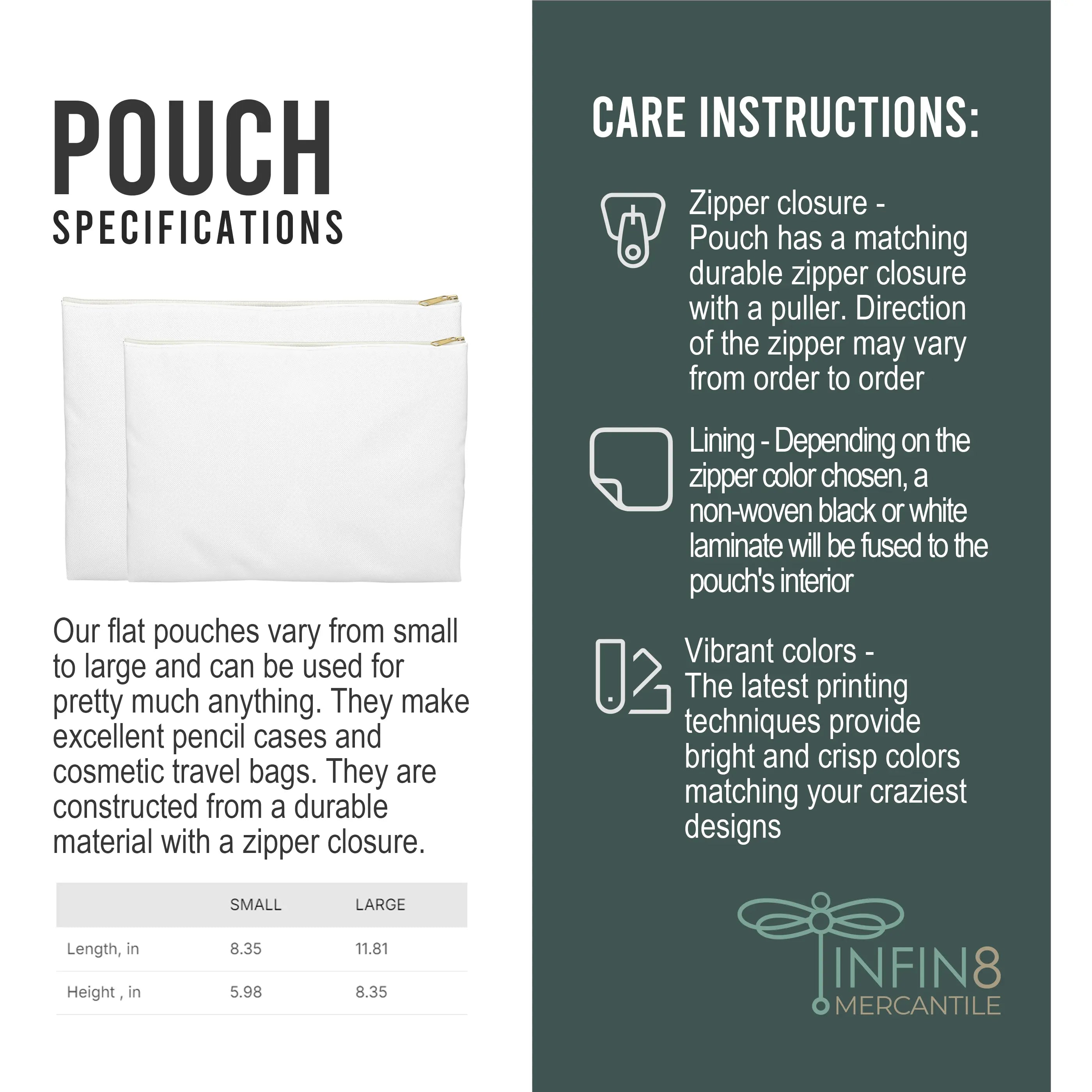Thistle & Wing | Blush Garden Accessory Pouch Printify