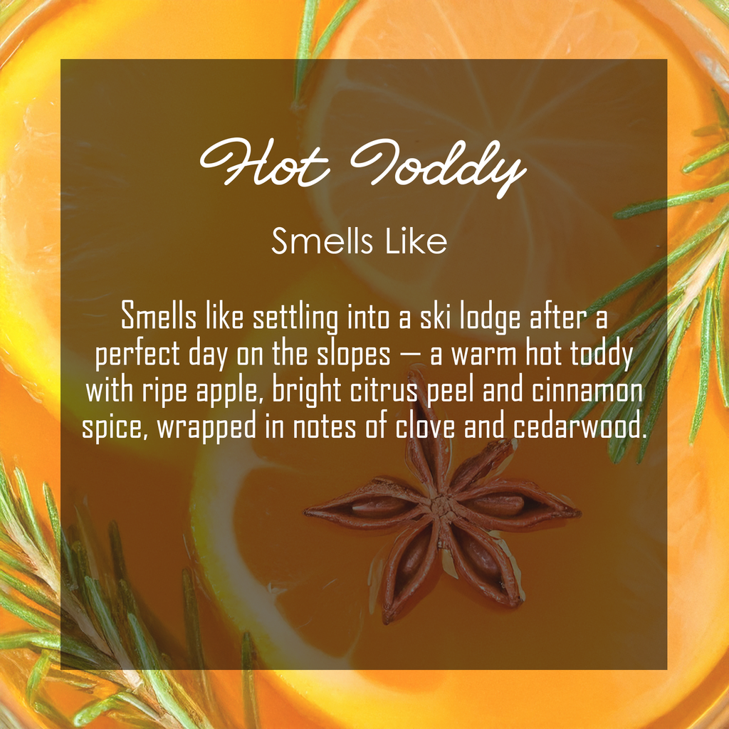 Hot Toddy Après Ski Candle | Cozy Winter Ski Lodge Scented 9oz Soy Wax Candle