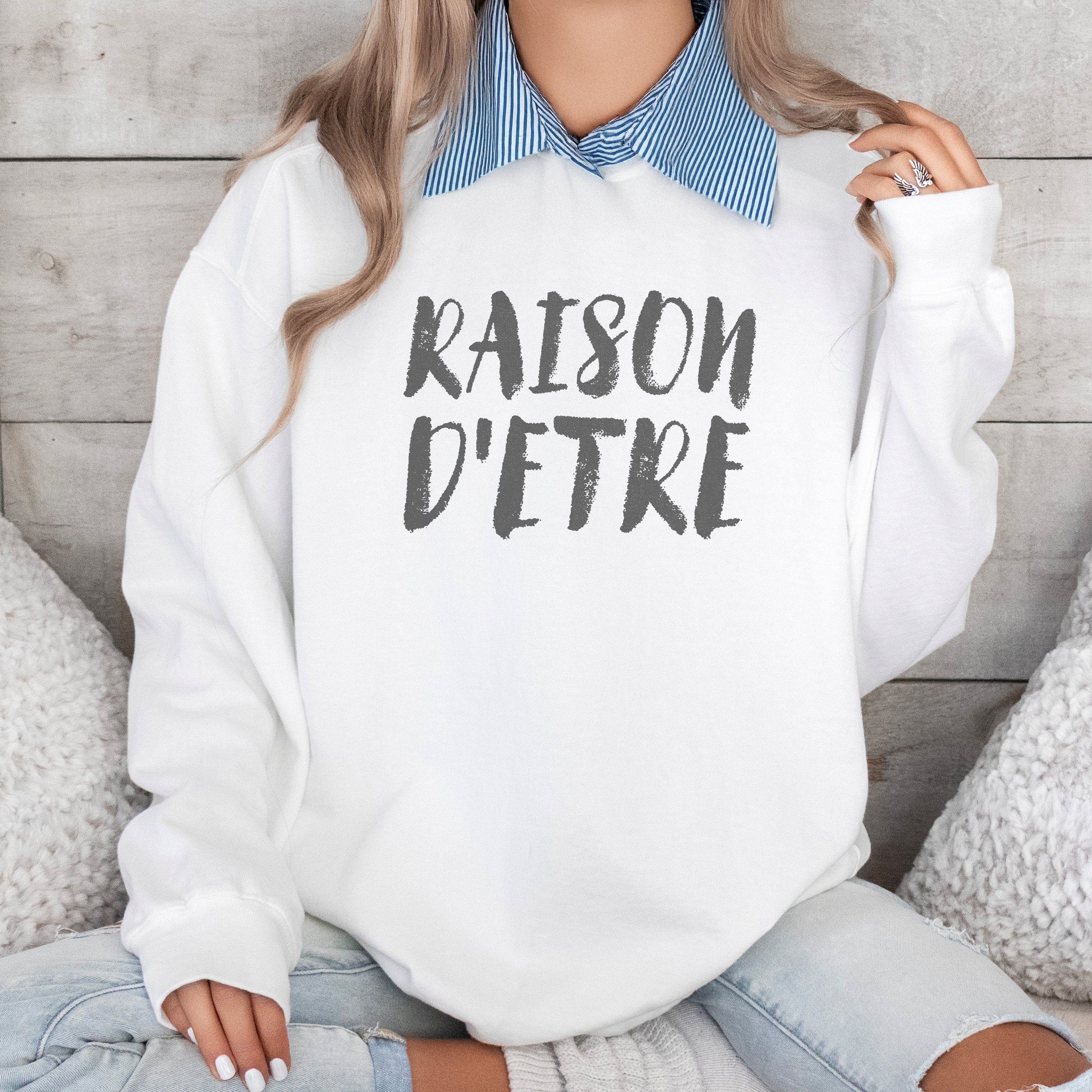 Raison d Etre Shirt | Comfort Colors Self Growth Purpose Tee, Minimalist Philosophy Top, Soft Shirt for Meaningful Living