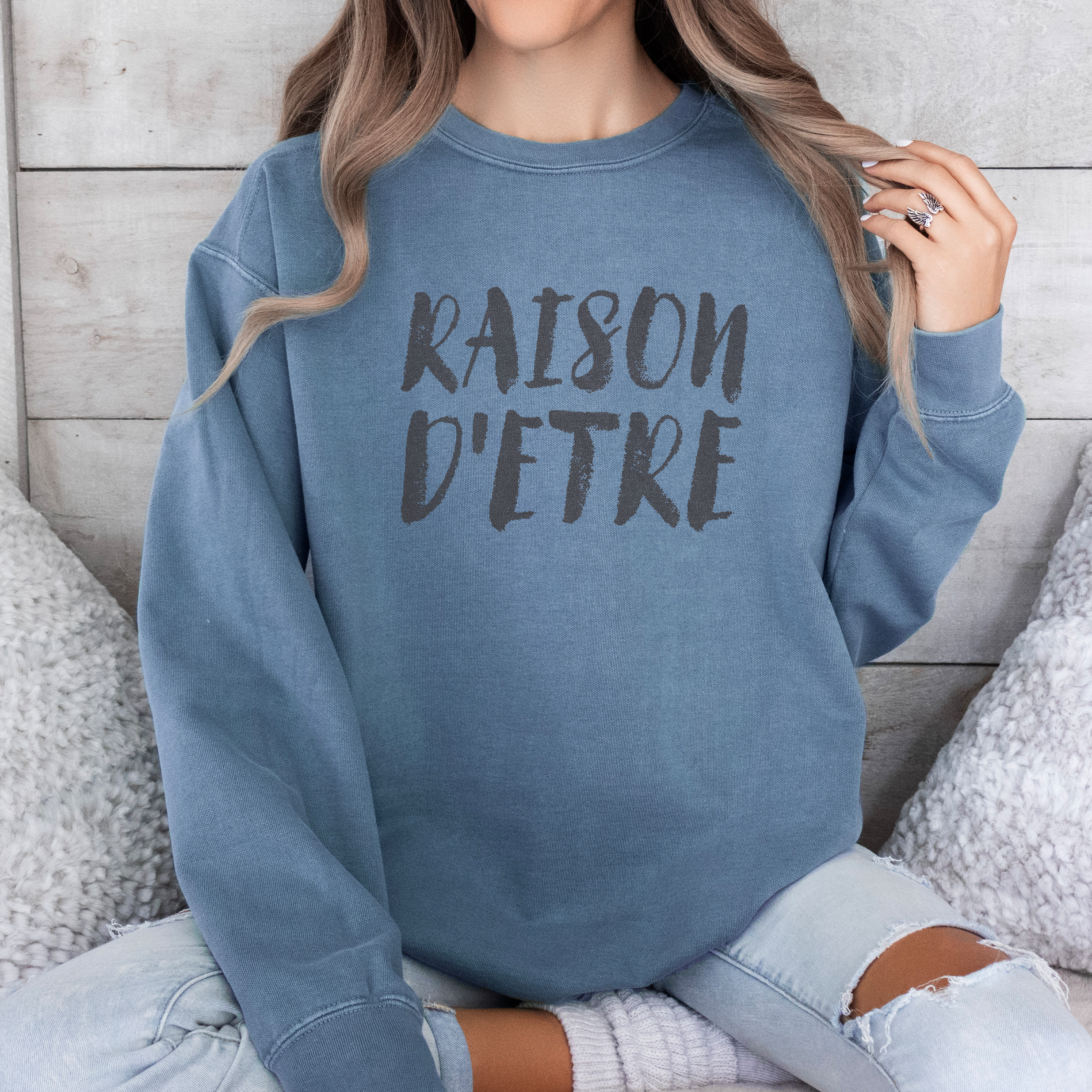 Raison d Etre Shirt | Comfort Colors Self Growth Purpose Tee, Minimalist Philosophy Top, Soft Shirt for Meaningful Living