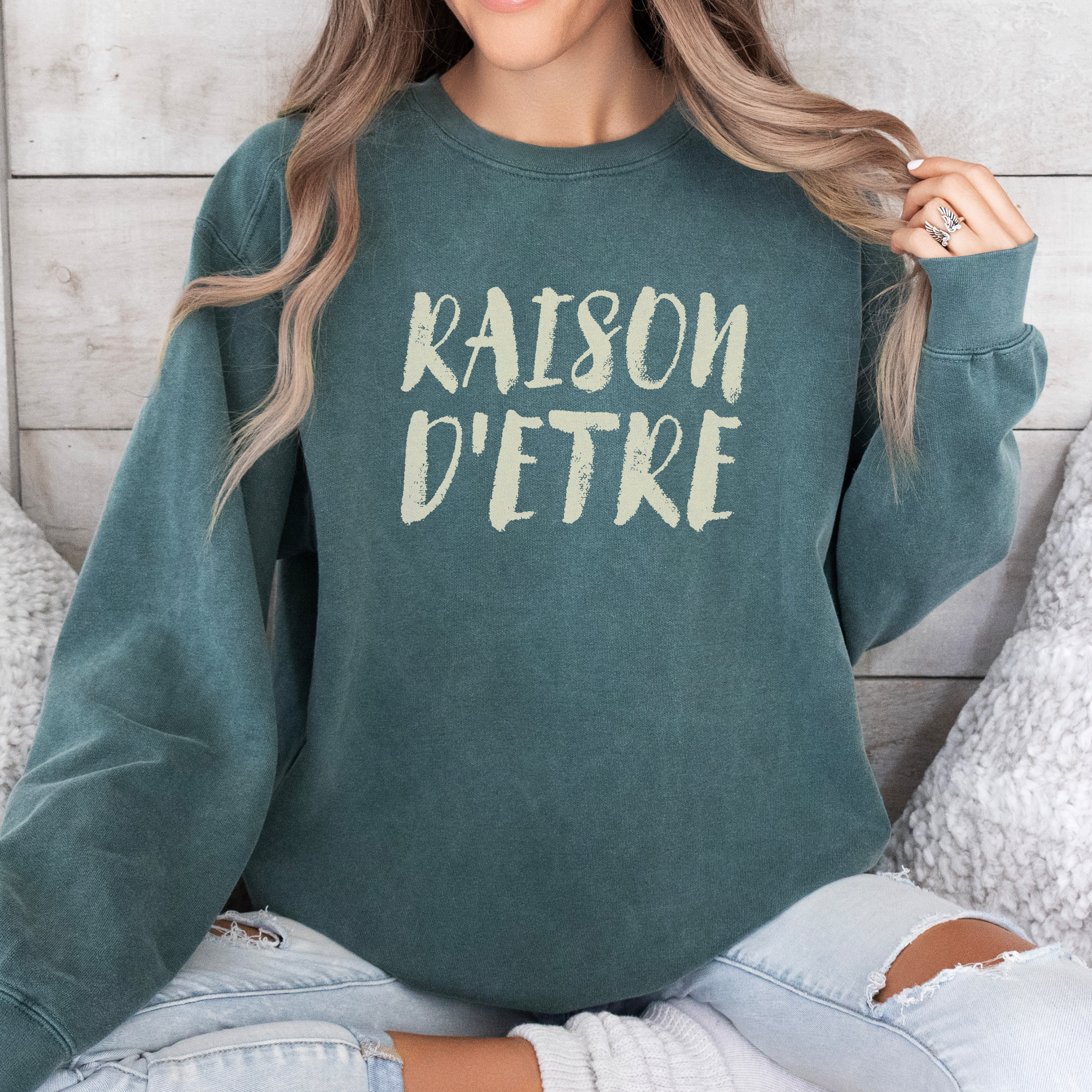 Raison d Etre Shirt | Comfort Colors Self Growth Purpose Tee, Minimalist Philosophy Top, Soft Shirt for Meaningful Living