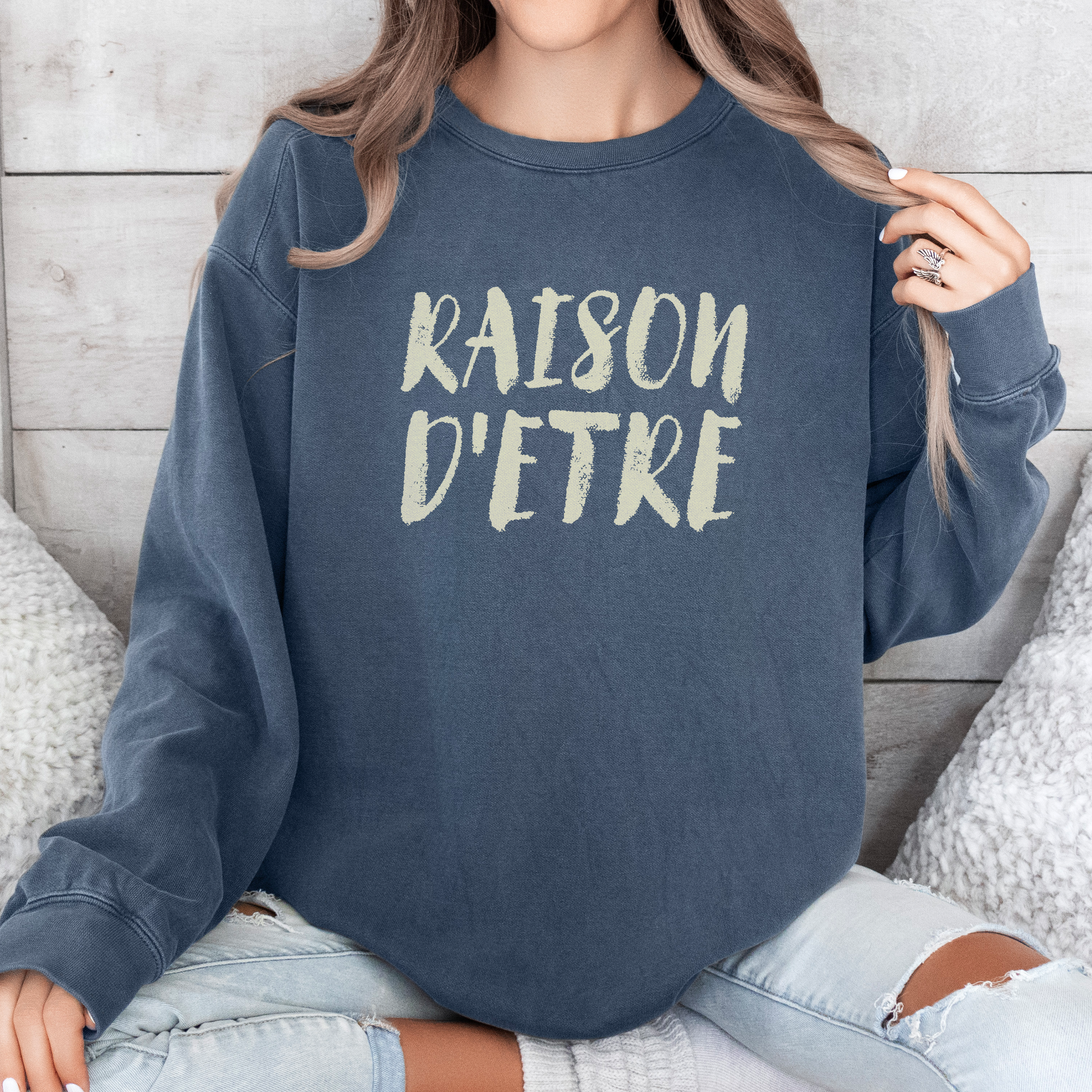 Raison d Etre Shirt | Comfort Colors Self Growth Purpose Tee, Minimalist Philosophy Top, Soft Shirt for Meaningful Living