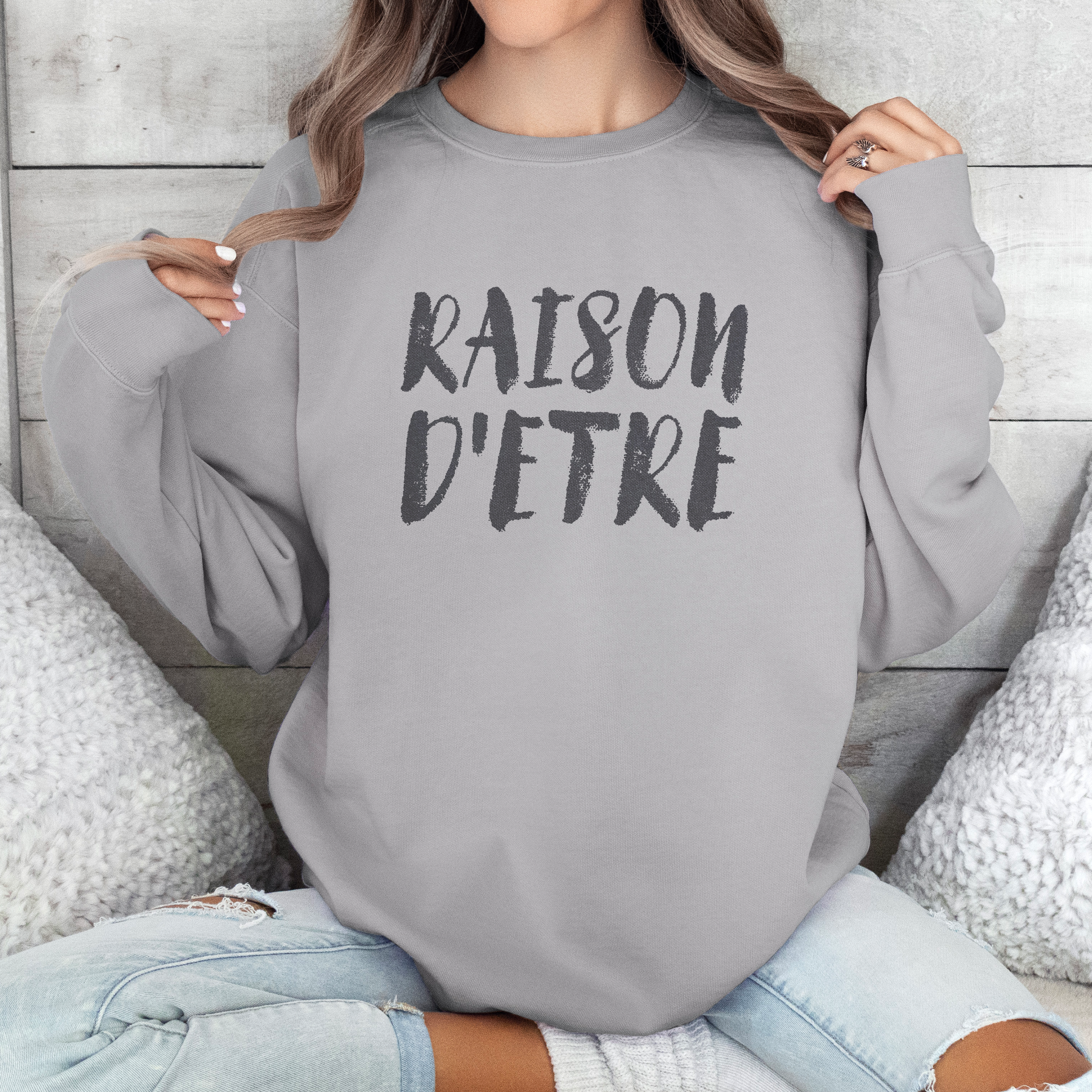 Raison d Etre Shirt | Comfort Colors Self Growth Purpose Tee, Minimalist Philosophy Top, Soft Shirt for Meaningful Living