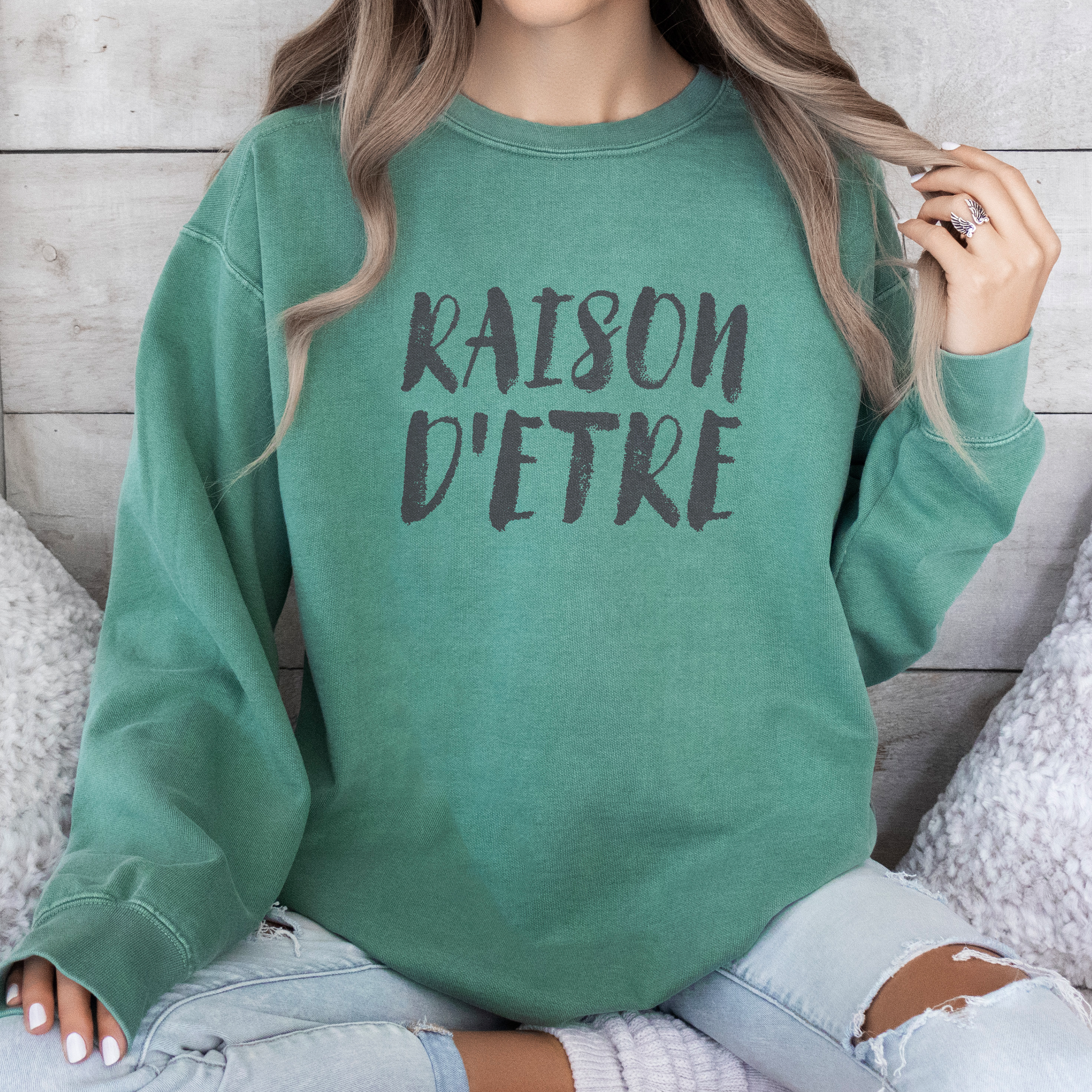 Raison d Etre Shirt | Comfort Colors Self Growth Purpose Tee, Minimalist Philosophy Top, Soft Shirt for Meaningful Living
