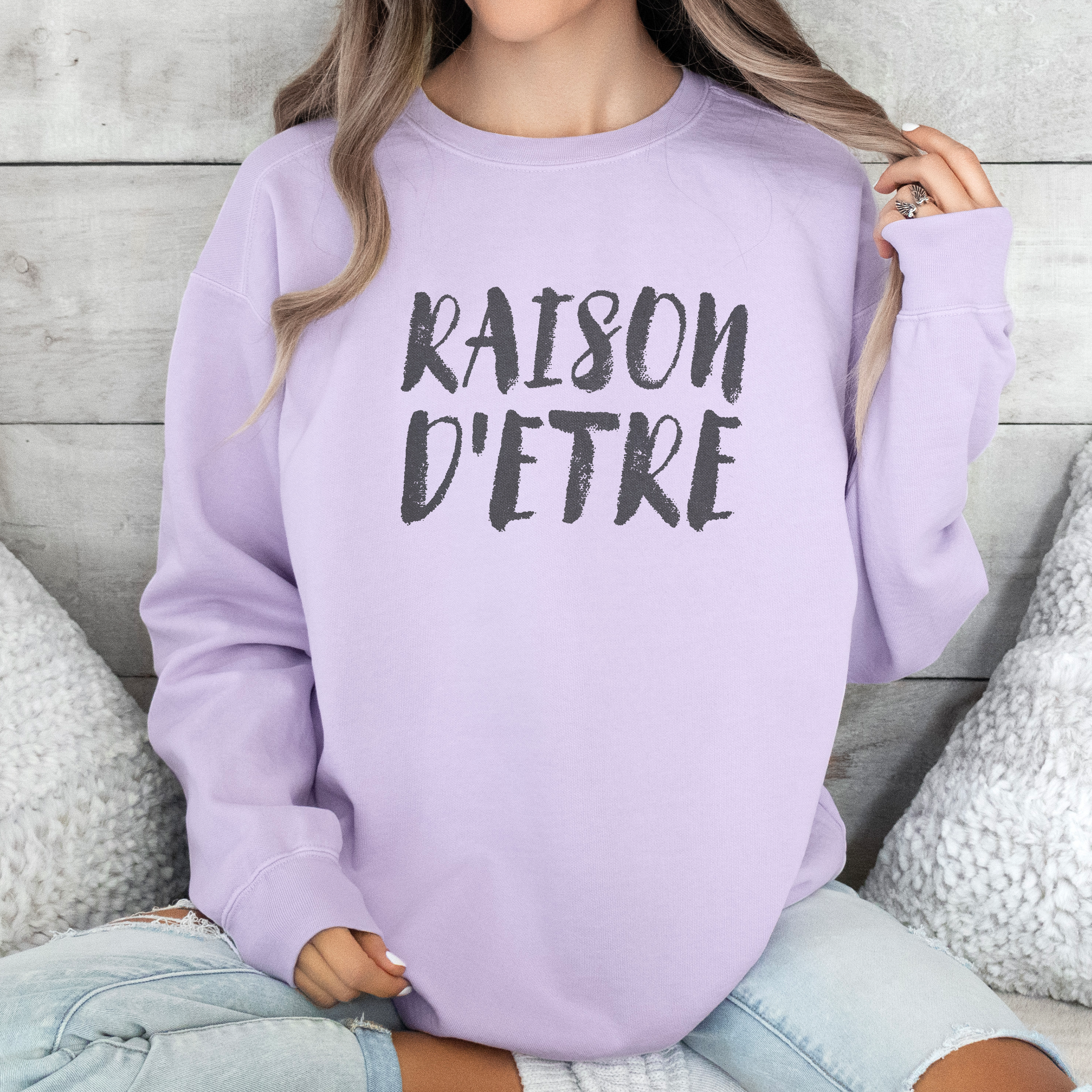 Raison d Etre Shirt | Comfort Colors Self Growth Purpose Tee, Minimalist Philosophy Top, Soft Shirt for Meaningful Living