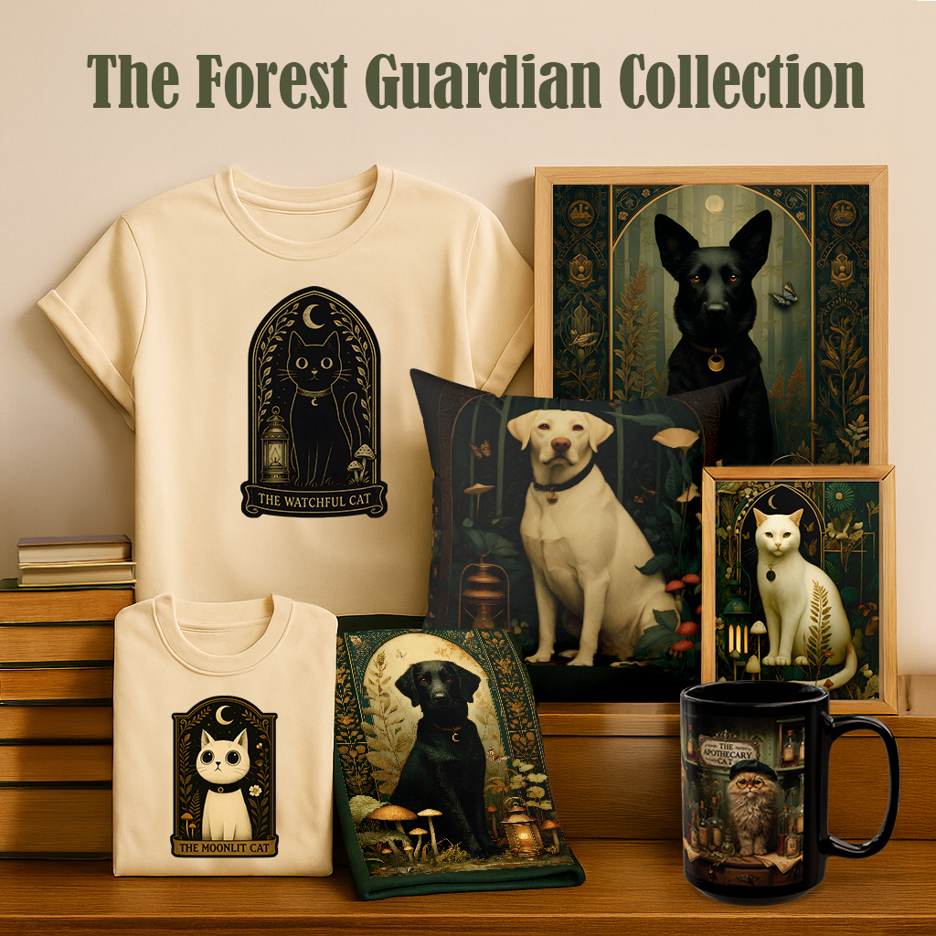 The Faithful Dog T-Shirt | The Forest Garden Collection Black Lab Pet Lover Tee