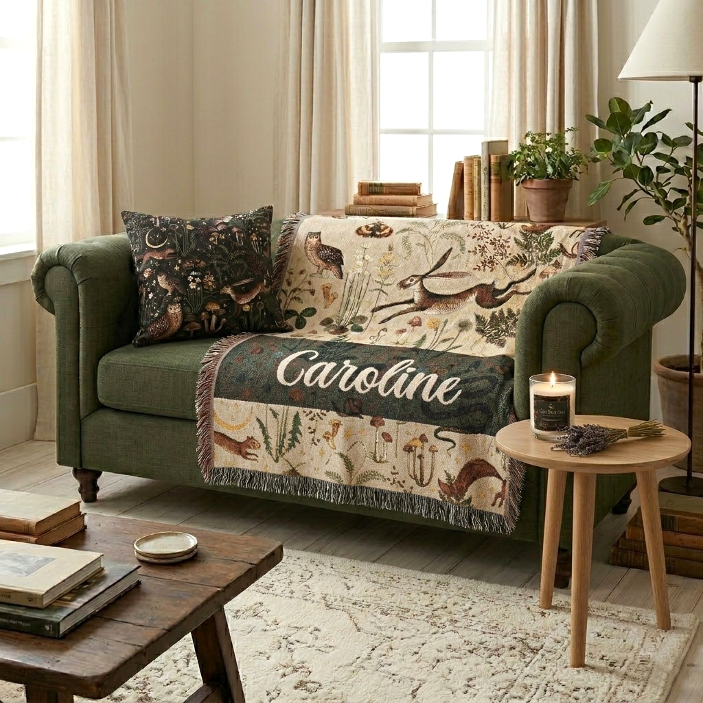 Full Infin8 Mercantile pattern collection laid out — pillows, blankets, and accessories in coordinated designs