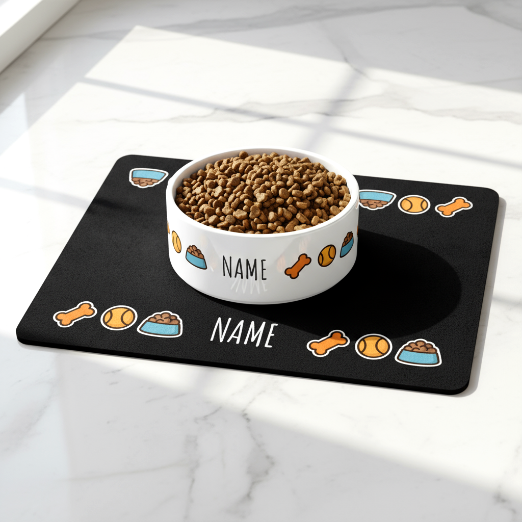 Dog Personalized Mat | Custom Doggy Placemat