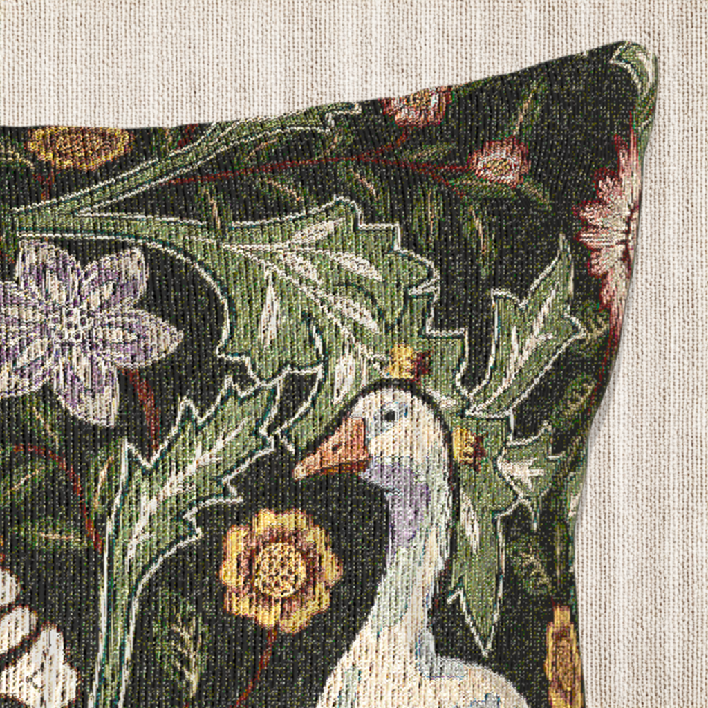 Thistle & Wing | Verdant Bloom Woven Pillow Printify