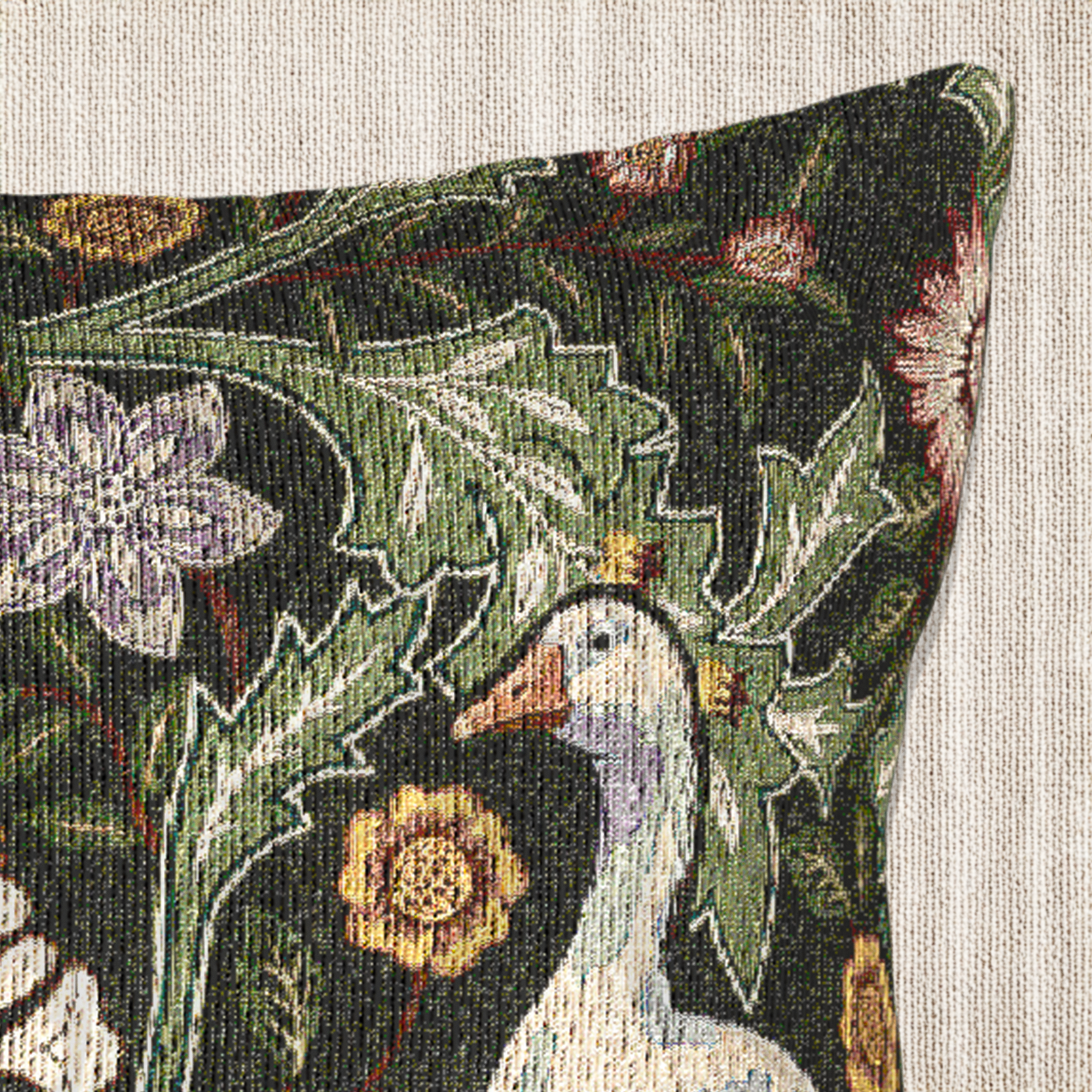 Thistle & Wing | Verdant Bloom Woven Pillow Printify