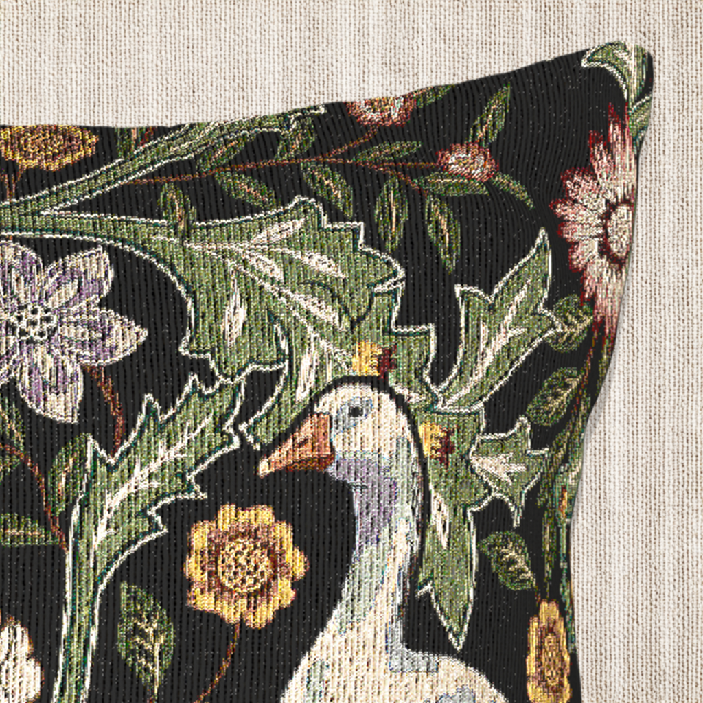 Thistle & Wing | Indigo Bloom Woven Pillow Printify