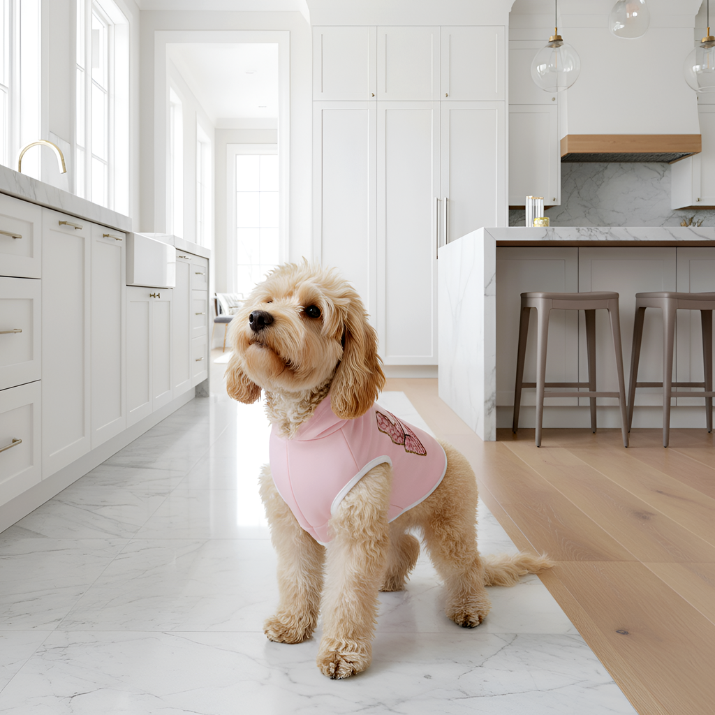 Dog Hoodie Valentine | Be Mine Heart Dog Sweater Cozy Pet Shirt