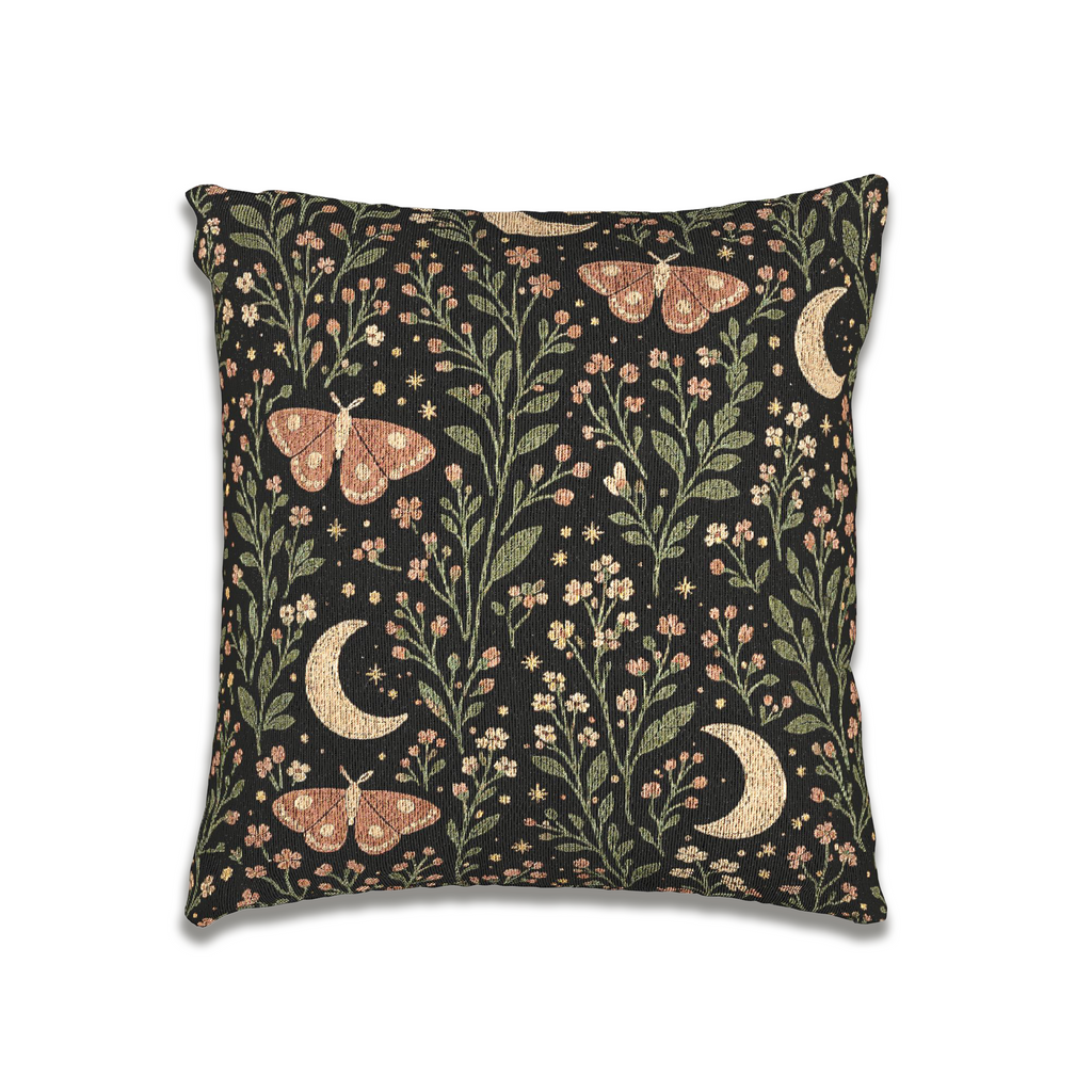 Pretty In Pink | Floral Woven Pillow Printify