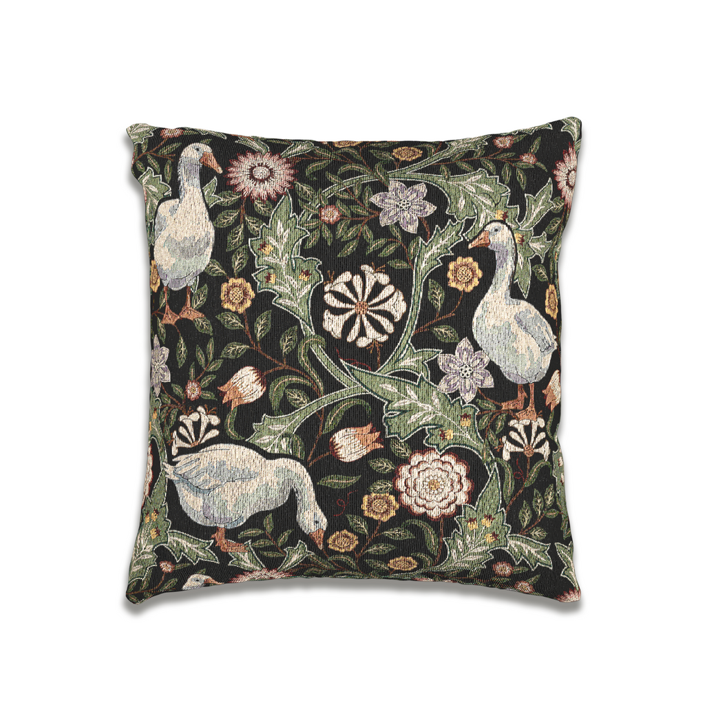 Thistle & Wing | Indigo Bloom Woven Pillow Printify