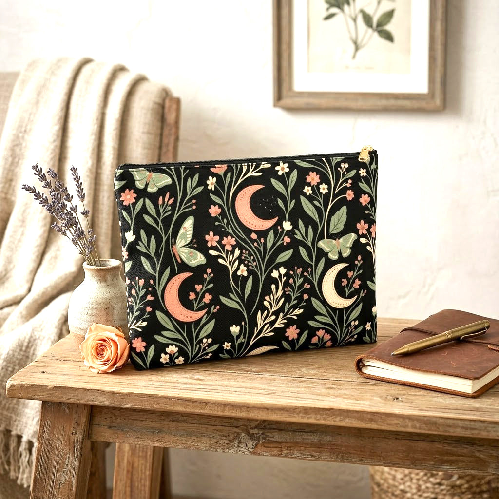 Lunar Moth | Garden Accessory Pouch Printify