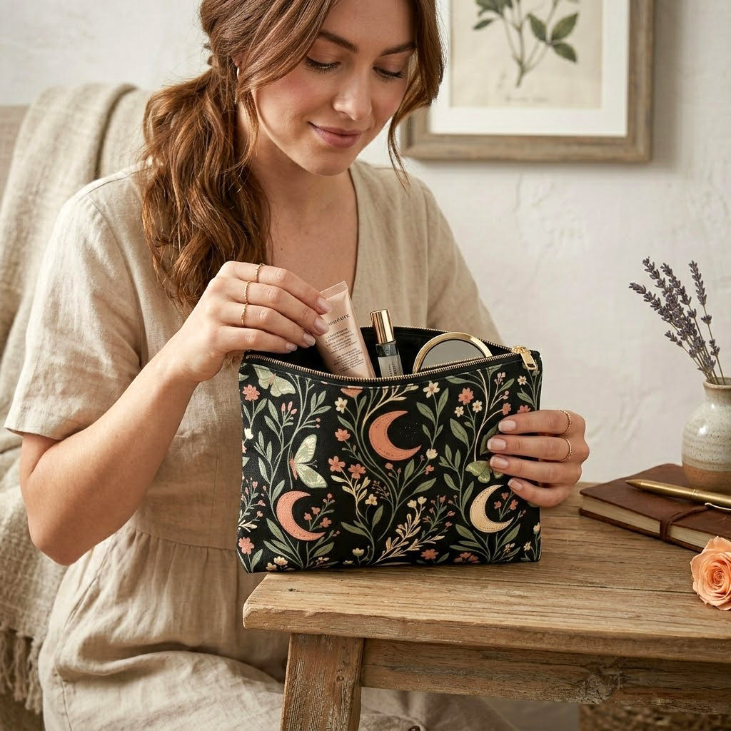 Lunar Moth | Garden Accessory Pouch Printify