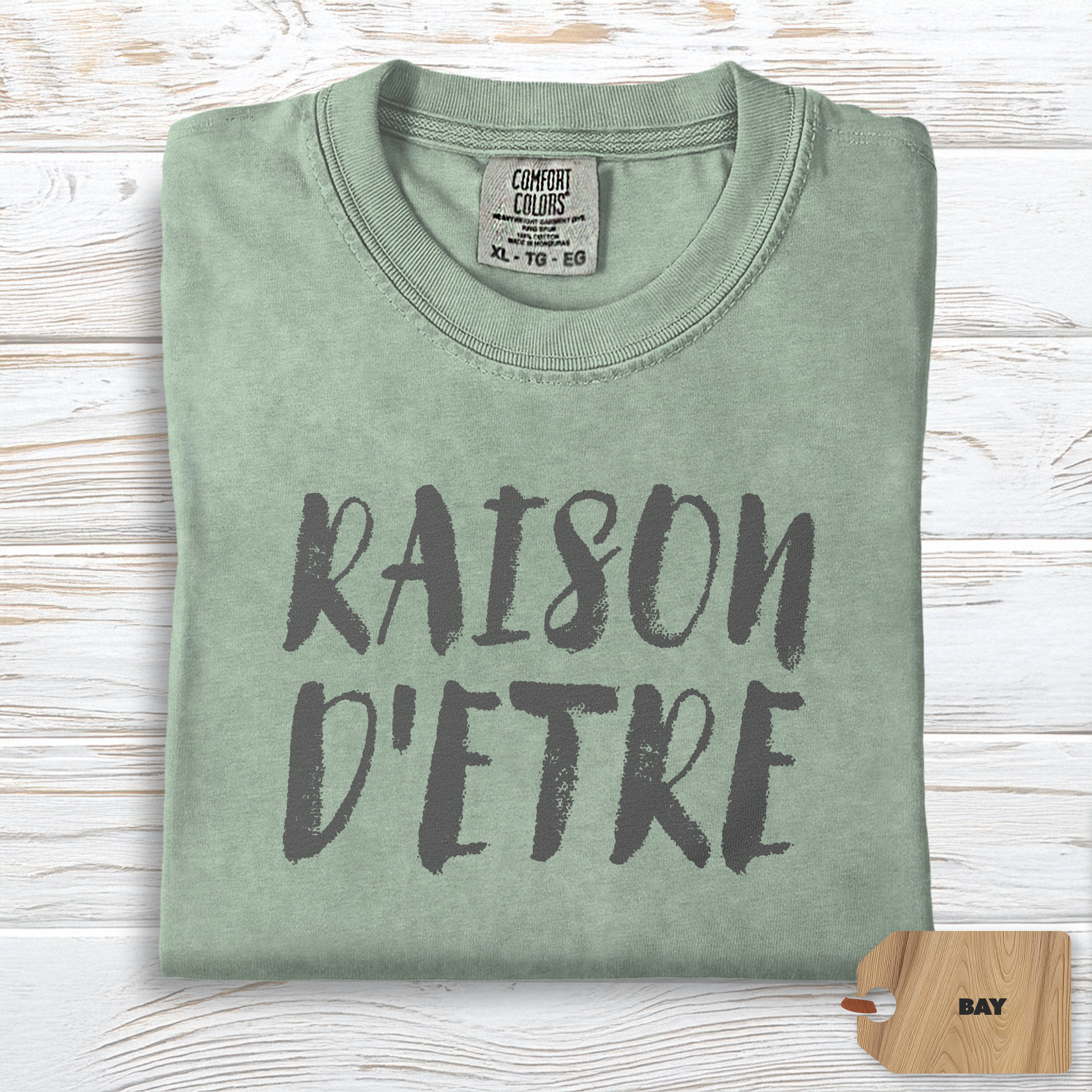 Raison d'Etre Shirt | Comfort Colors Self Growth Purpose Tee, Minimalist Philosophy Top, Soft TShirt for Meaningful Living