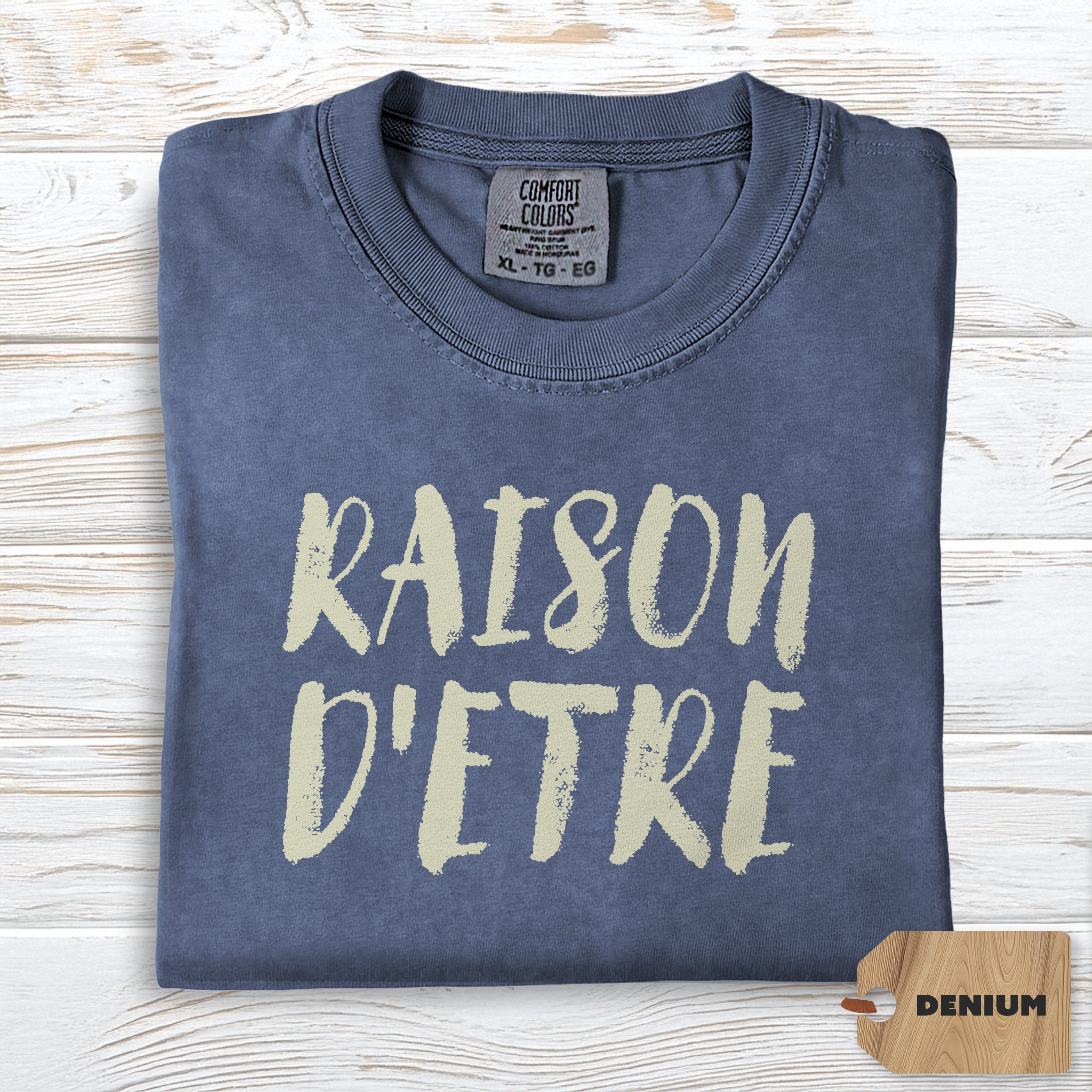 Raison d'Etre Shirt | Comfort Colors Self Growth Purpose Tee, Minimalist Philosophy Top, Soft TShirt for Meaningful Living