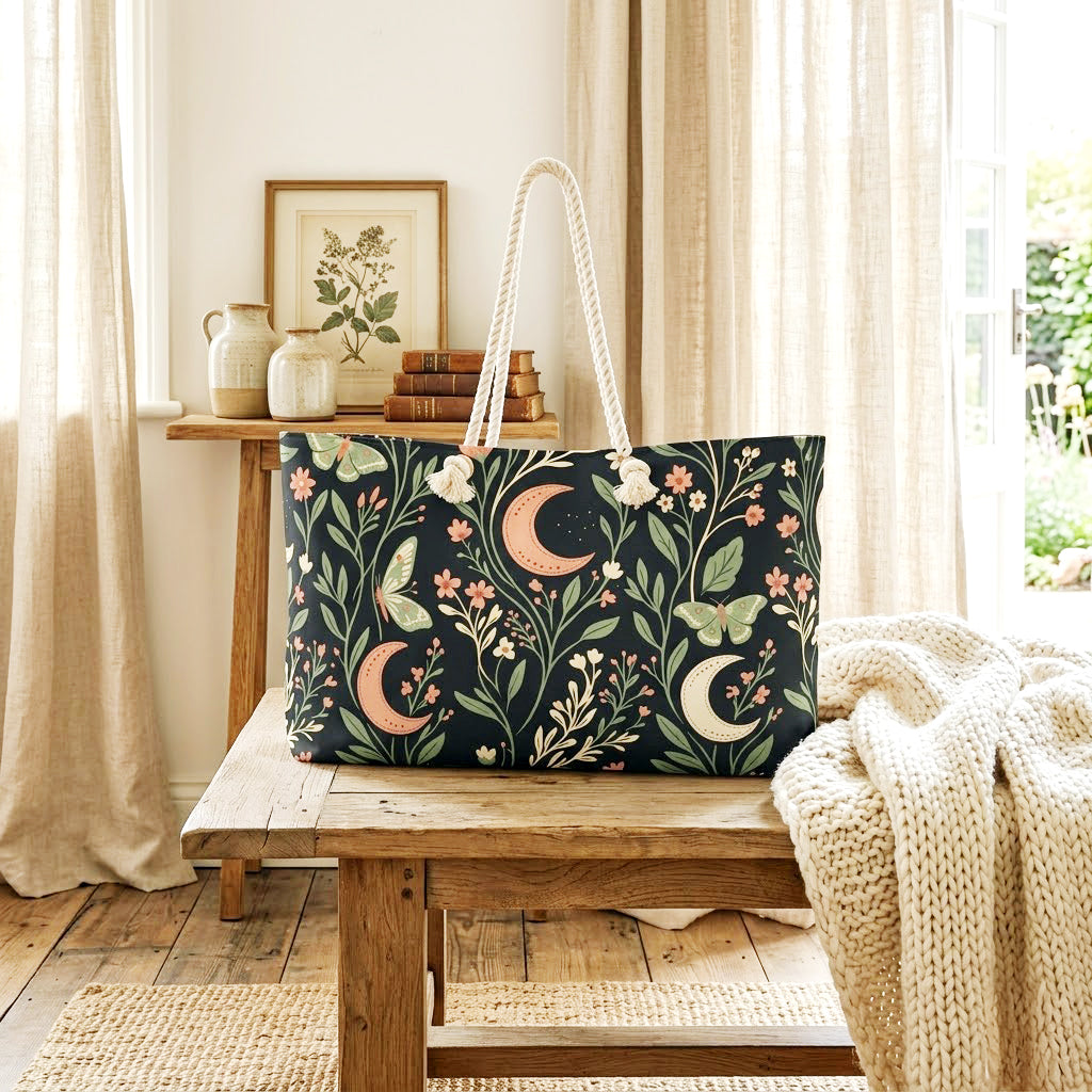 Lunar Moth | Garden Tote Bag Printify