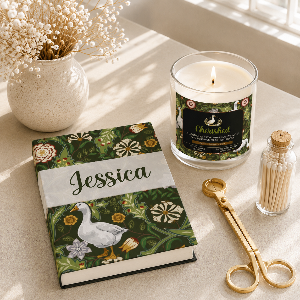 Thistle & Wing | Verdant Bloom Journal Printify